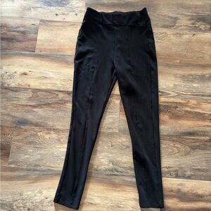 Blue Rain Elegant Black Straight Leg Pants